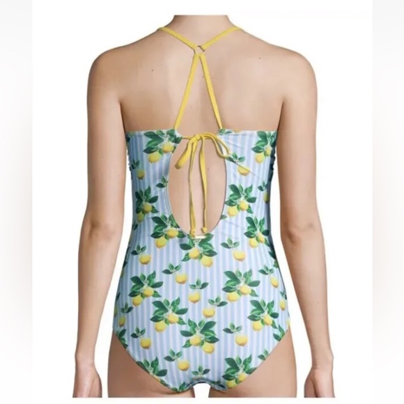 Nicole Miller Studio lemons  Plunged One piece swimsuit - Picture 7 of 8